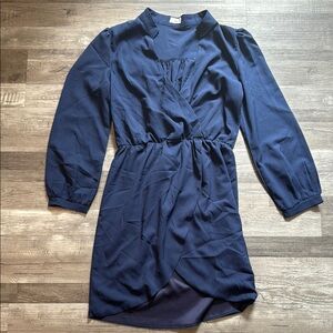 Elegant Navy Blue Women's Dress